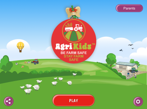 Mobile game Agrikids farm safe